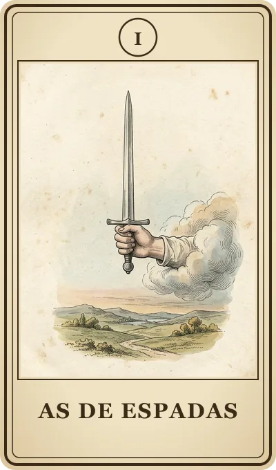 Carta del tarot As de Espadas