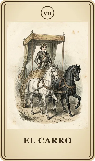 Carta del tarot El Carro