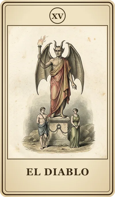 Carta del tarot El Diablo