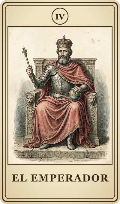 Carta del tarot El Emperador