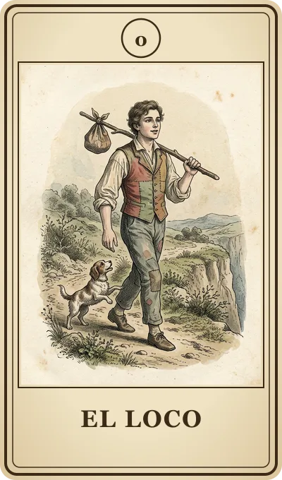Carta del tarot El Loco