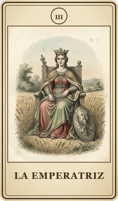 Carta del tarot La Emperatriz