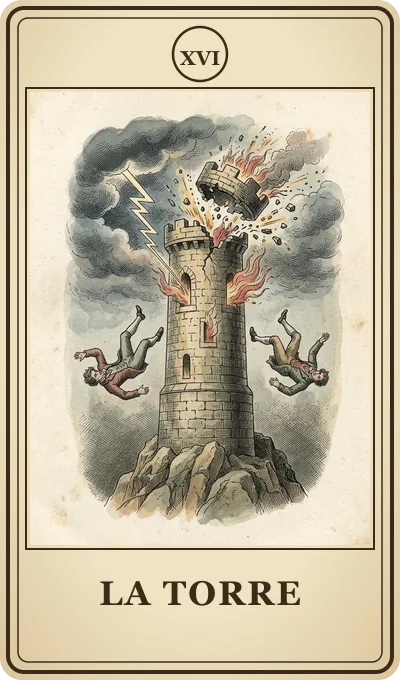Carta del tarot La Torre