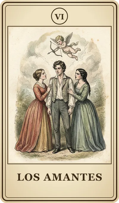 Carta del tarot Los Amantes