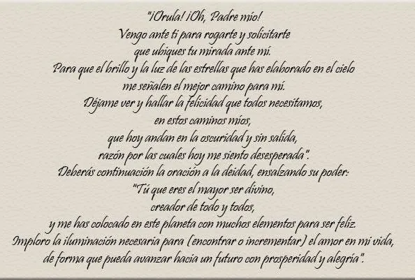 Oraciones