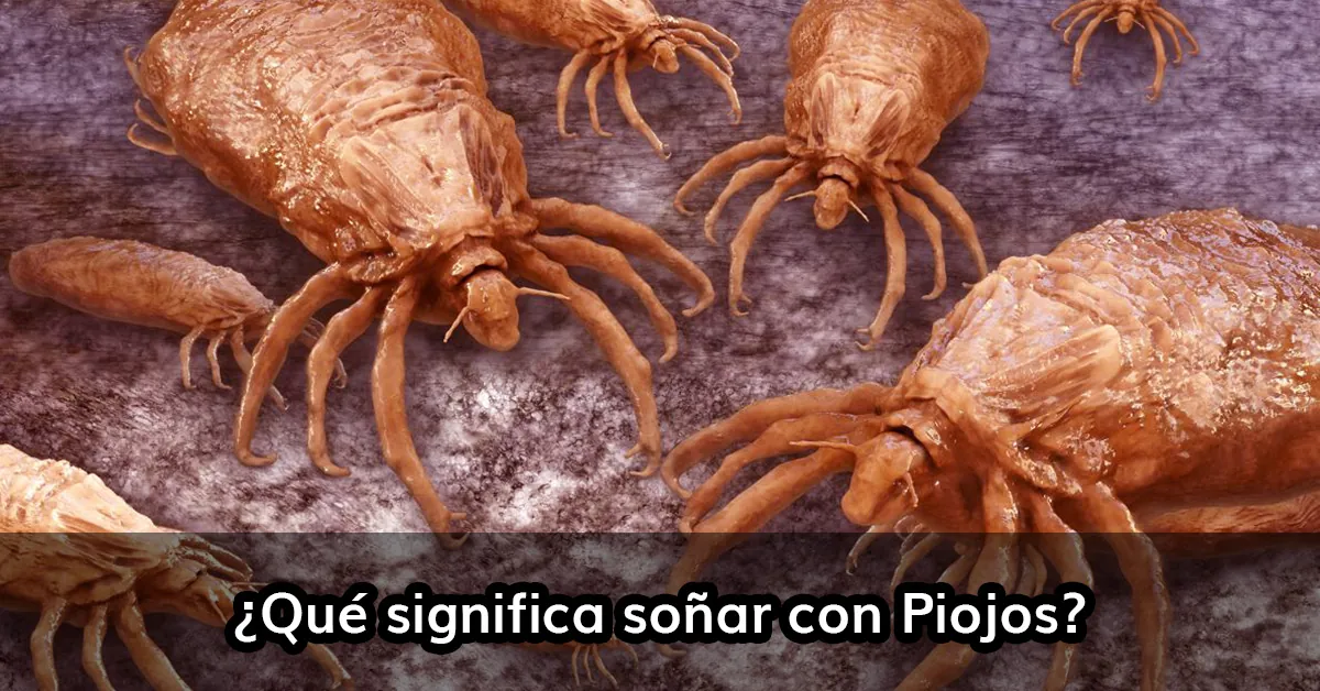 soñar con piojos