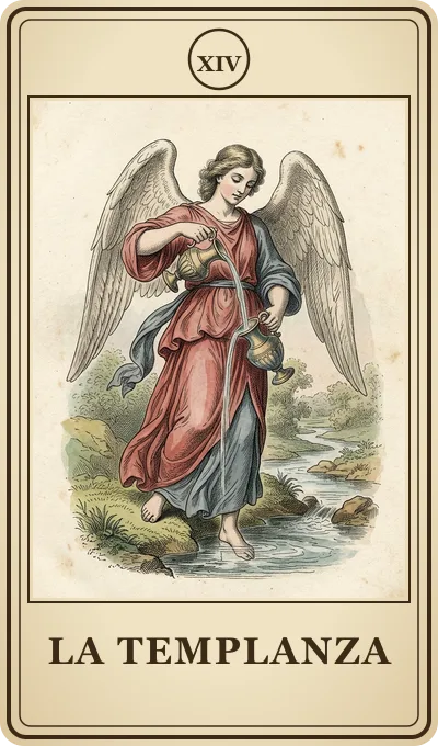 Carta del tarot La Templanza